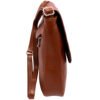 Bolsa Couro Legitimo Transversal Feminina Tampa Com Zíper - Thumbnail Image 13