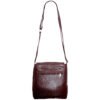 Bolsa Couro Legitimo Transversal Feminina Tampa Com Zíper - Thumbnail Image 3