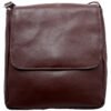 Bolsa Couro Legitimo Transversal Feminina Tampa Com Zíper - Thumbnail Image 4