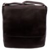 Bolsa Couro Legitimo Transversal Feminina Tampa Com Zíper - Thumbnail Image 6