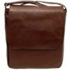 Bolsa Couro Legitimo Transversal Feminina Tampa Com Zíper - Thumbnail Image 14