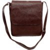 Bolsa Couro Legitimo Transversal Feminina Tampa Com Zíper - Thumbnail Image 1