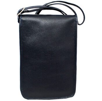 Bolsa Couro Legitimo Transversal Tampa Porta Celular Pequena - Image 16