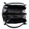 Bolsa Couro Legítimo Feminina Alça Redonda Pequena 3 Divisões - Thumbnail Image 9