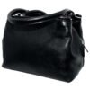 Bolsa Couro Legítimo Feminina Alça Redonda Pequena 3 Divisões - Thumbnail Image 8