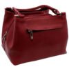 Bolsa Couro Legítimo Feminina Alça Redonda Pequena 3 Divisões - Thumbnail Image 5