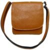Bolsa Em Couro Legitimo Feminina Transversal Tampa - Thumbnail Image 22