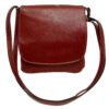Bolsa Em Couro Legitimo Feminina Transversal Tampa - Thumbnail Image 7