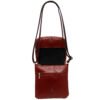 Bolsa Em Couro Legitimo Feminina Transversal Tampa - Thumbnail Image 5