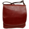 Bolsa Em Couro Legitimo Feminina Transversal Tampa - Thumbnail Image 4