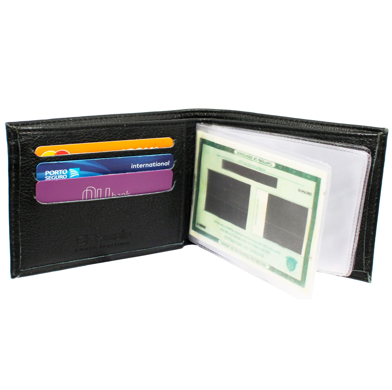 Carteira Masculina Em Couro Fasolo - Imagem 3