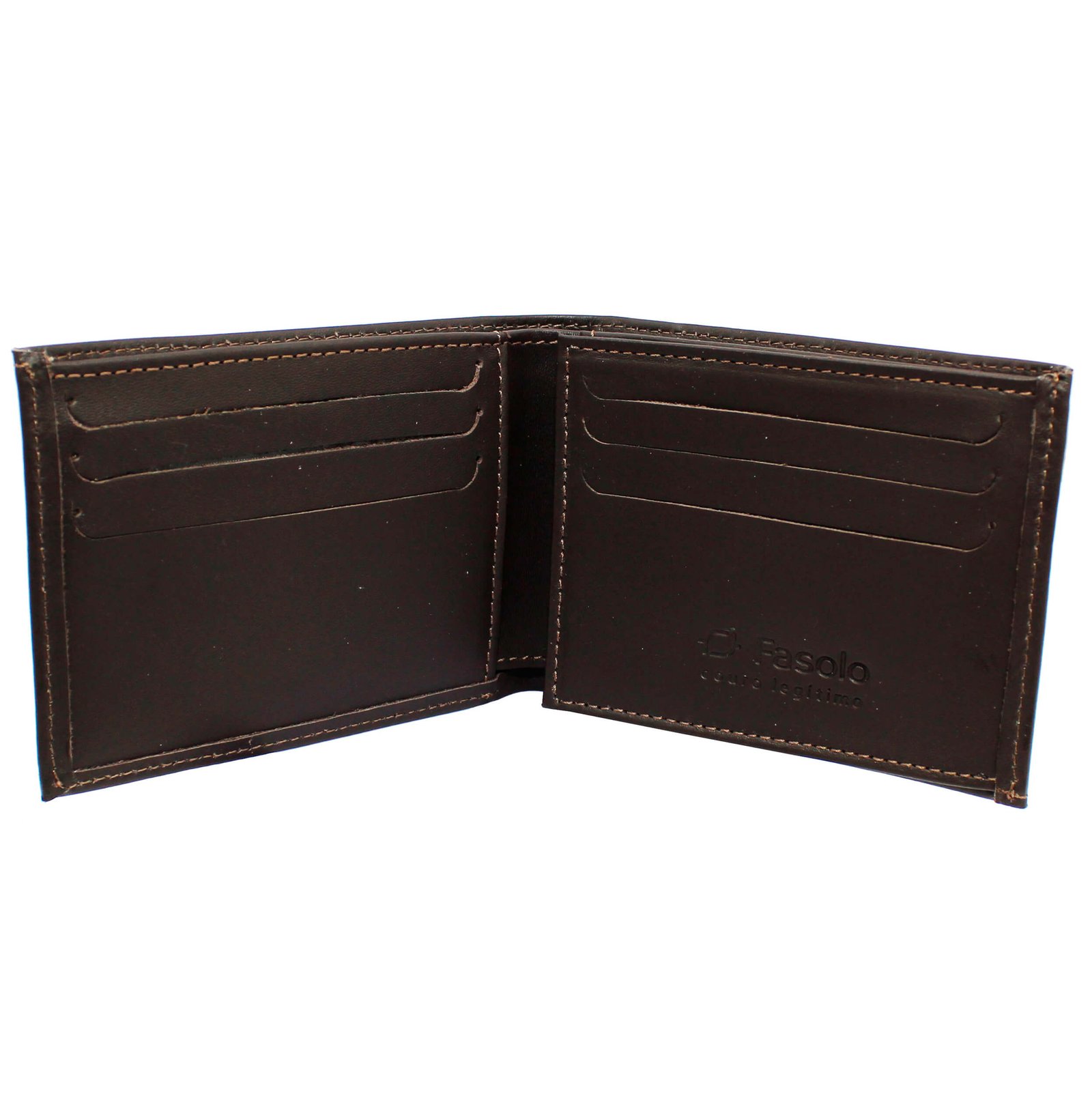 Carteira em Couro Fasolo Slim Modelo Básico - Imagem 9