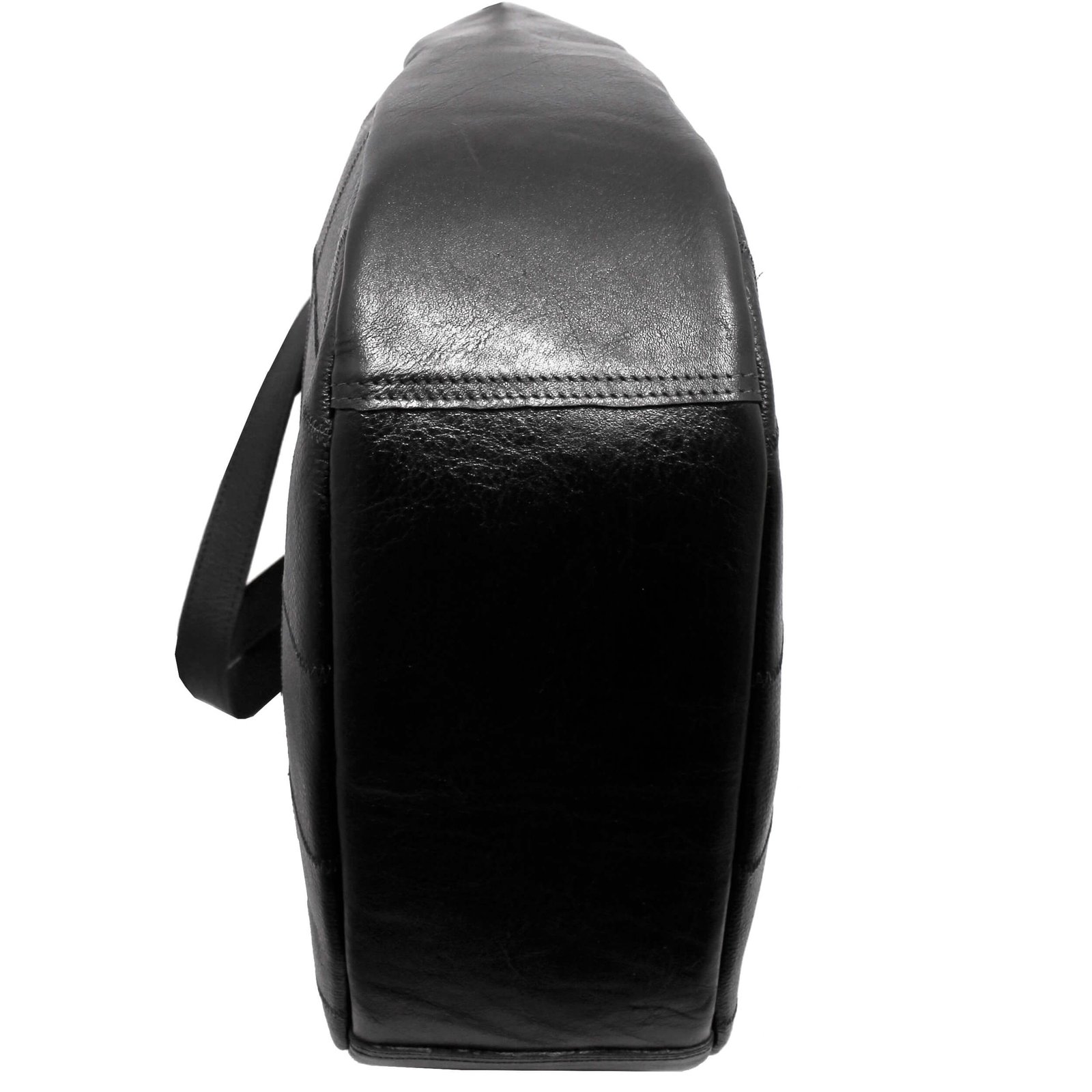 Bolsa Em Retalhos De Couro Legitimo Ombro Grande Feminina - Imagem 14