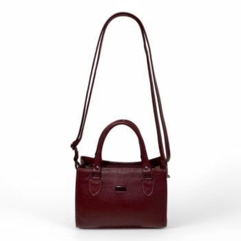 Bolsa Couro Legitimo Feminina Transversal Ombro Duas Alças Bau - Image 6