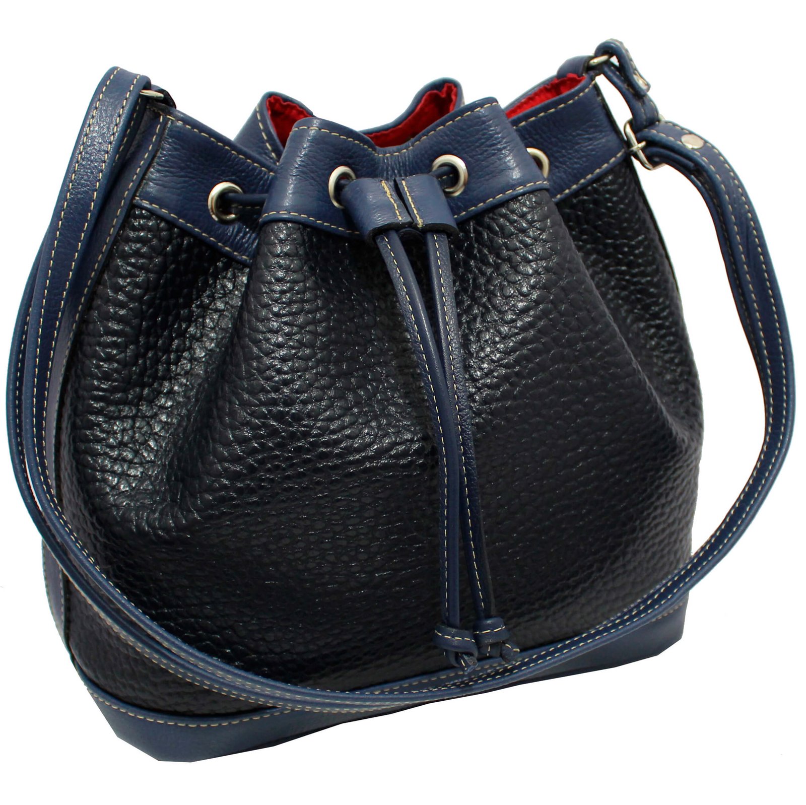 Bolsa Feminina Couro Legitimo Transversal Saco Saquinho Croco Moda - Imagem 12