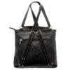 Bolsa Em Couro Legitimo Vira Mochila Versátil Casual - Thumbnail Image 3
