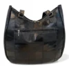 Bolsa Em Retalhos De Couro Legitimo Ombro Grande Feminina - Thumbnail Image 32
