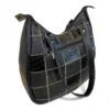 Bolsa Em Retalhos De Couro Legitimo Ombro Grande Feminina - Thumbnail Image 15