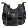 Bolsa Em Retalhos De Couro Legitimo Ombro Grande Feminina - Thumbnail Image 16