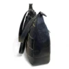 Bolsa Em Retalhos De Couro Legitimo Ombro Grande Feminina - Thumbnail Image 17