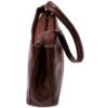 Bolsa Couro Legitimo Ombro Doras Bolsas Feminina Alça Larga - Thumbnail Image 19