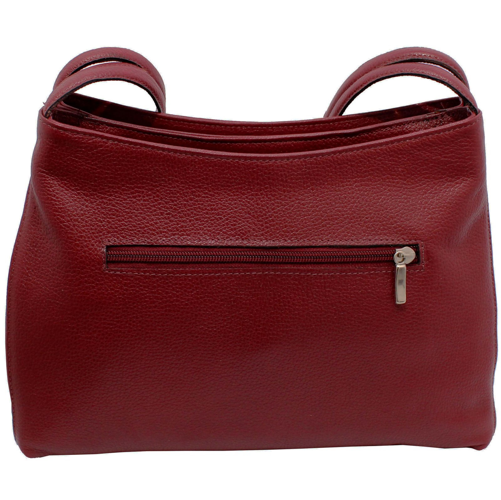 Bolsa Couro Legitimo Ombro Doras Bolsas Feminina Alça Larga - Imagem 4