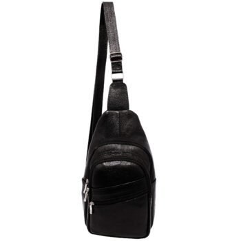 Bolsa Tiracolo Masculina Pochete Ombro Bag Couro Legitimo - Image 2