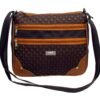 Bolsa Feminina Tiracolo Moda Transversal Couro Sintético - Thumbnail Image 1