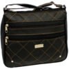 Bolsa Feminina Tiracolo Moda Transversal Couro Sintético - Thumbnail Image 16