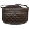 Bolsa Feminina Couro Transversal 4 Zíperes Matelassê Casual - Thumbnail Image 15