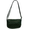 Bolsa Feminina Couro Transversal 4 Zíperes Matelassê Casual - Thumbnail Image 2