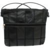 Bolsa De Retalhos Em Couro Transversal Feminina Patchwork Grande - Thumbnail Image 1