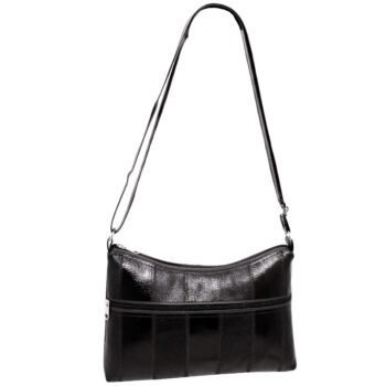 Bolsa Em Retalhos De Couro Transversal Feminina Casual - Image 9