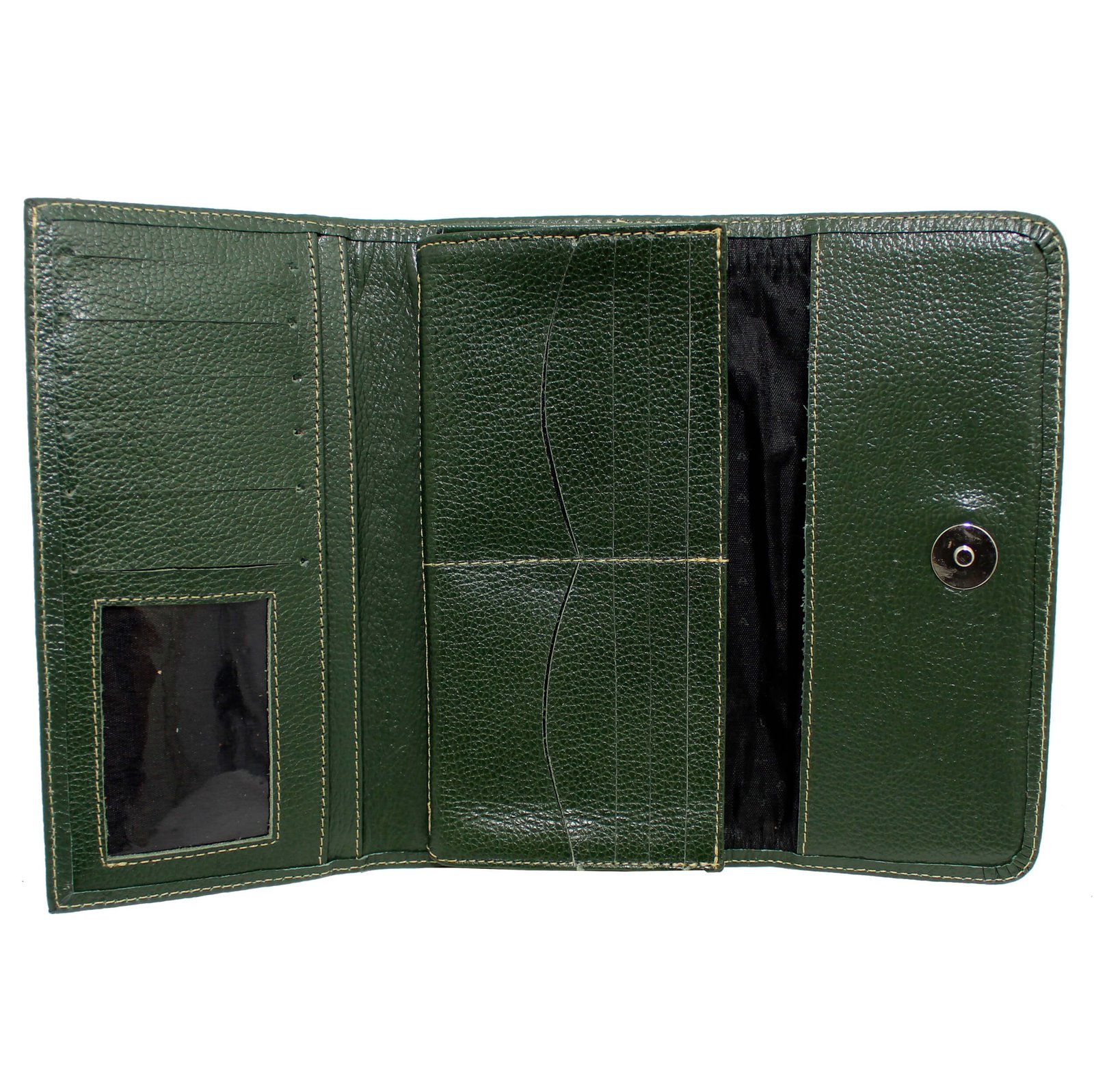 Carteira Feminina Grandes Várias Divisões Porta Celular - Imagem 7