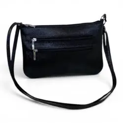 Bolsa Feminina de Couro Transversal Casual Festa