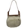 Bolsa em Couro Legitimo Grande Alça Larga Duas Cores - Thumbnail Image 14