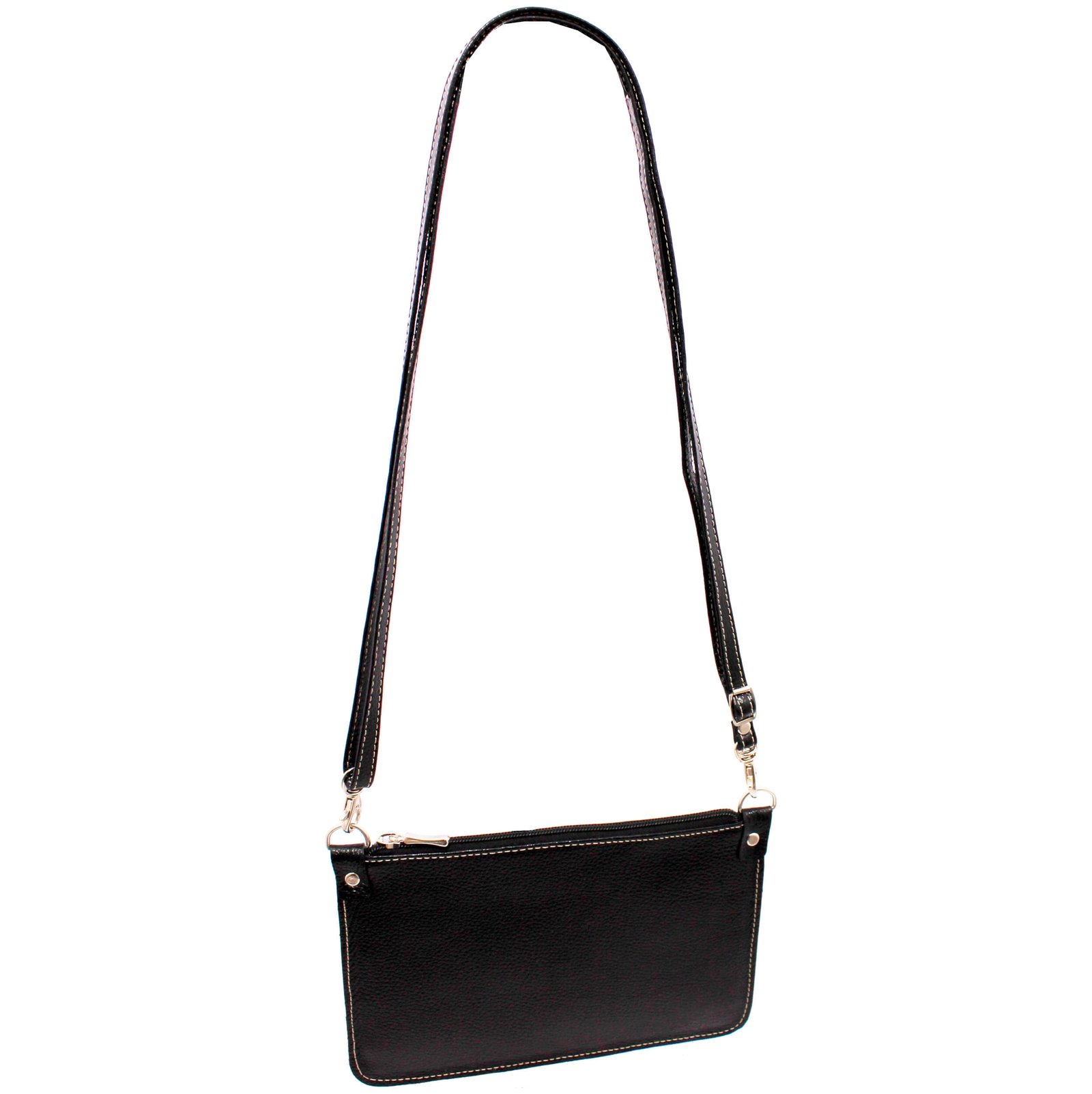 Bolsa Couro Feminina Transversal Pequena Festa Social - Imagem 11