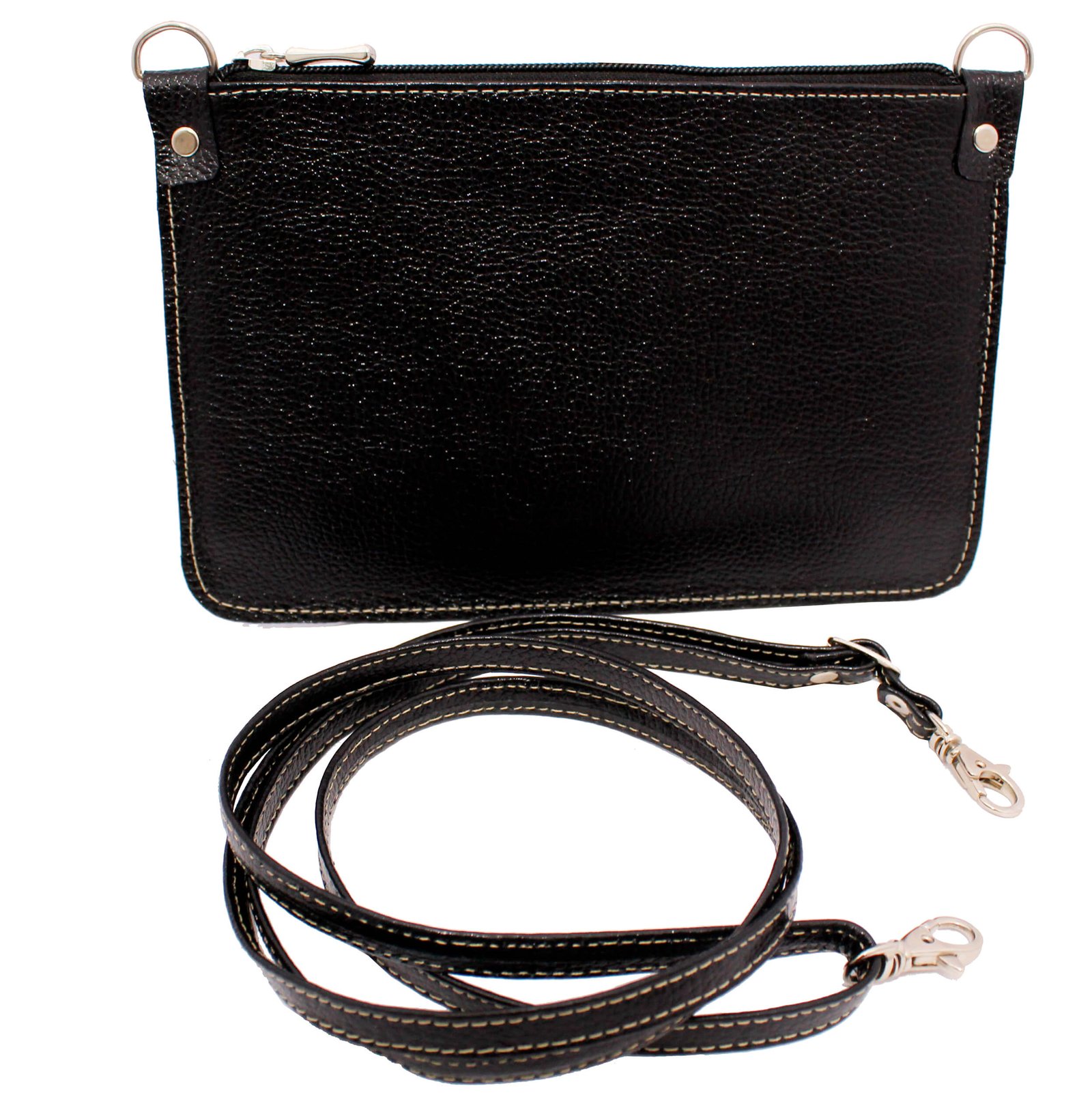 Bolsa Couro Feminina Transversal Pequena Festa Social