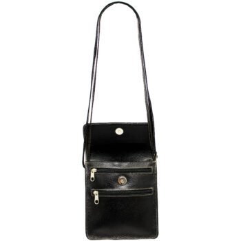Bolsa Couro Transversal Feminina Tampa Porta Celular - Imagem 16