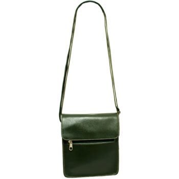 Bolsa Couro Transversal Feminina Tampa Porta Celular - Imagem 12