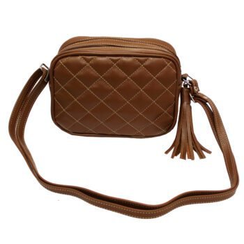 Bolsa Feminina Couro Transversal Matelassê Social - Imagem 15