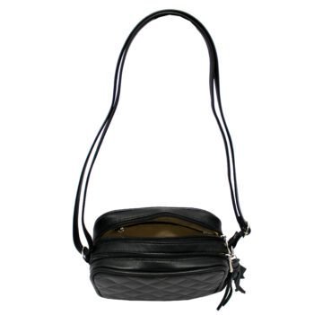 Bolsa Feminina Couro Transversal Matelassê Social - Imagem 9
