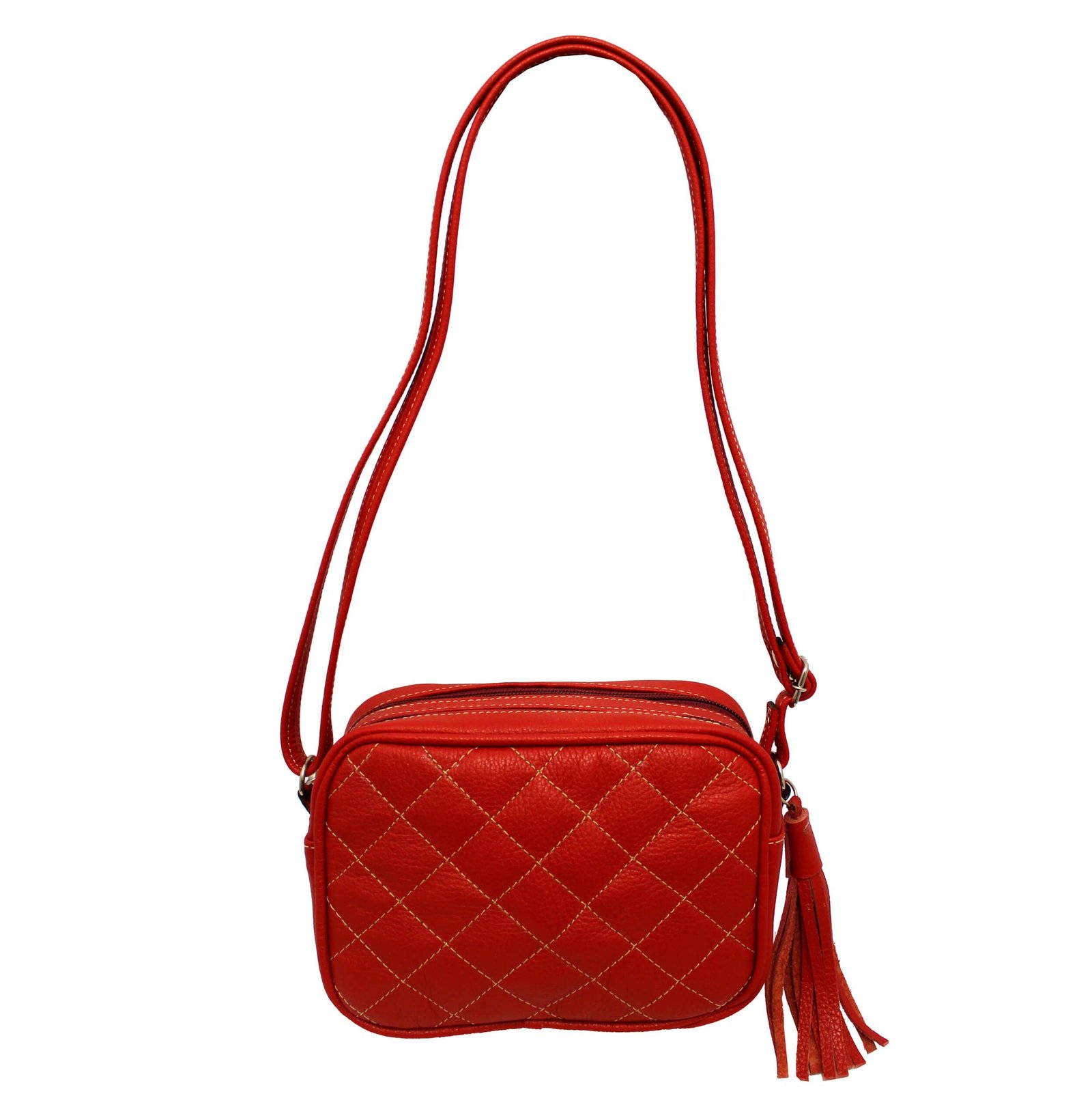 Bolsa Feminina Couro Transversal Matelassê Social - Imagem 5