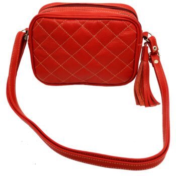 Bolsa Feminina Couro Transversal Matelassê Social - Imagem 4