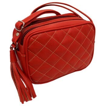 Bolsa Feminina Couro Transversal Matelassê Social - Imagem 3