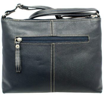 Bolsa Feminina Couro Transversal Bls294 4 Ziperes - Image 17