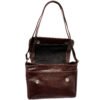 Bolsa Couro Legitimo Transversal Feminina Tampa Divisões Social - Thumbnail Image 21