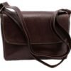 Bolsa Couro Legitimo Transversal Feminina Tampa Divisões Social - Thumbnail Image 18