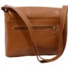 Bolsa Couro Legitimo Transversal Feminina Tampa Divisões Social - Thumbnail Image 14