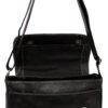Bolsa Couro Legitimo Transversal Feminina Tampa Divisões Social - Thumbnail Image 12